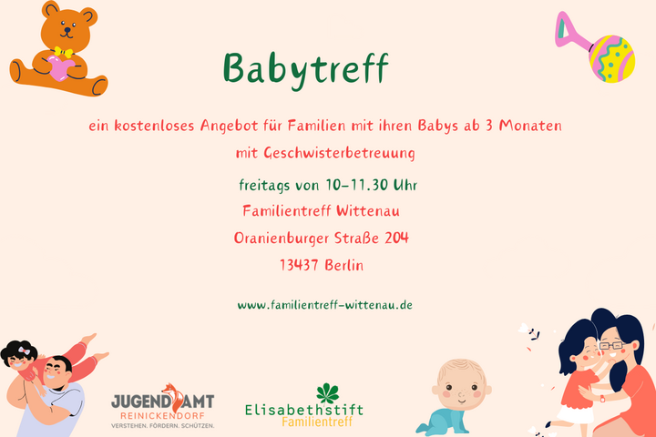 Babytreff (Eltern,Babys,Krabbelgruppe,Geschwisterkinder) | Familientreff Wittenau